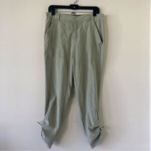 Nanette Lepore Silk Blend Sage Green Pants Size 6